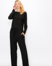 Black Lounge Wear Set