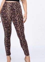 Cheetah print leggings