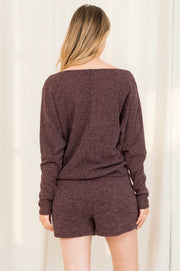 Dark Purple Lounge Set
