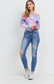 Lavender Tie Dye Bodysuit