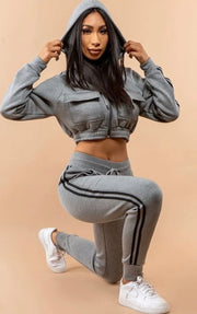 Crop Jogger Set