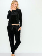 Black Velvet Lounge Wear