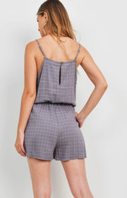 Cool Gray Romper