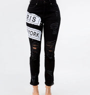 Fashion Tour Patch Skinny Jeans