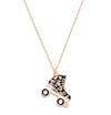 Flower Roller Skate Necklace