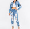 Fashion Tour Patch Skinny Jeans