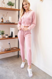 Dusty Rose Jacket & Jagger Pants Set