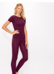 Burgundy Yoga Set