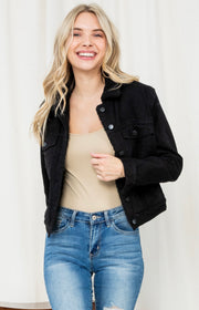 Black Jean Jacket