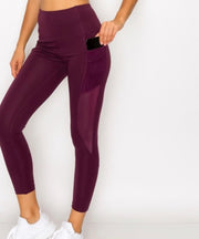 Burgundy Leggings