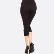 Black Cut Out Leggings