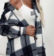 Plaid Flannel Shacket Jacket