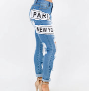 Fashion Tour Patch Skinny Jeans