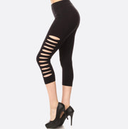 Black Cut Out Leggings