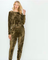 Green Velvet Lounge Set