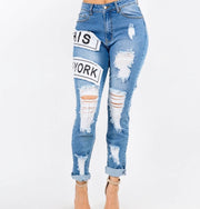 Fashion Tour Patch Skinny Jeans