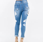 Fashion Tour Patch Skinny Jeans