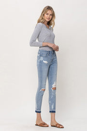 MID RISE CROP SKINNY